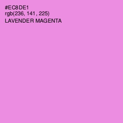 #EC8DE1 - Lavender Magenta Color Image